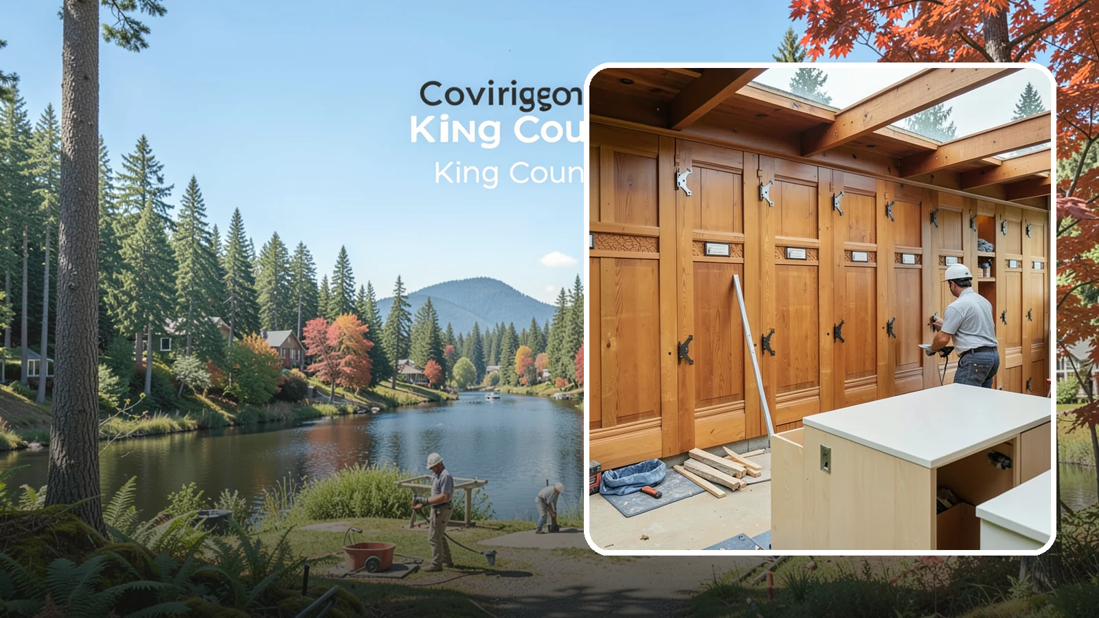 Semi-Custom Cabinet Installation in Covington, King County, WA - Installing semi-custom cabinets that balance personalized options with a more approachable budget and timeline.