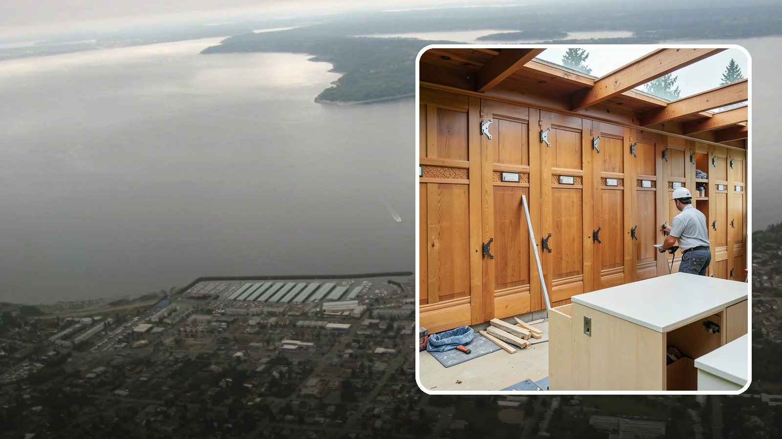Semi-Custom Cabinet Installation in Des Moines, King County, WA - Installing semi-custom cabinets that balance personalized options with a more approachable budget and timeline.