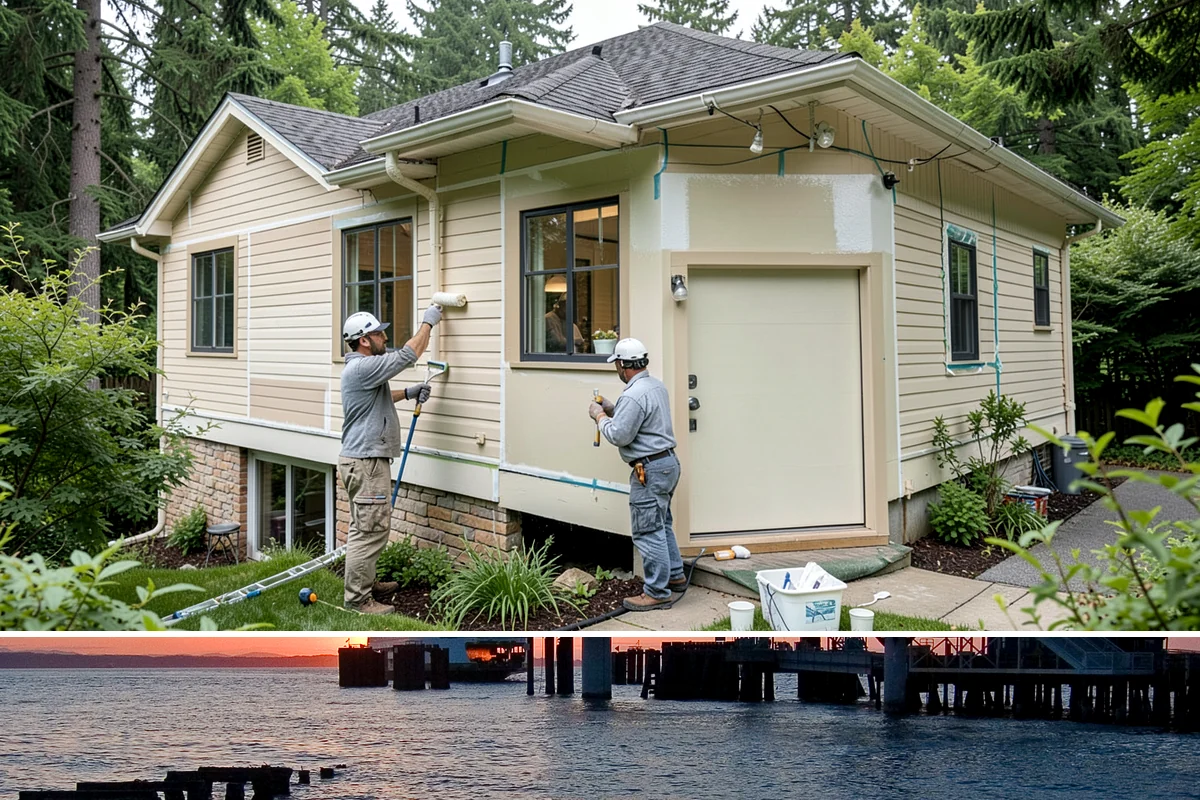 Semi-Custom Cabinet Installation in Edmonds, Snohomish County, WA - Semi-custom cabinet installation is indoor work completed in any season.