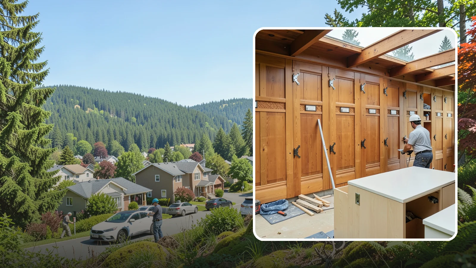 Semi-Custom Cabinet Installation in Index, Snohomish County, WA - Installing semi-custom cabinets that balance personalized options with a more approachable budget and timeline.