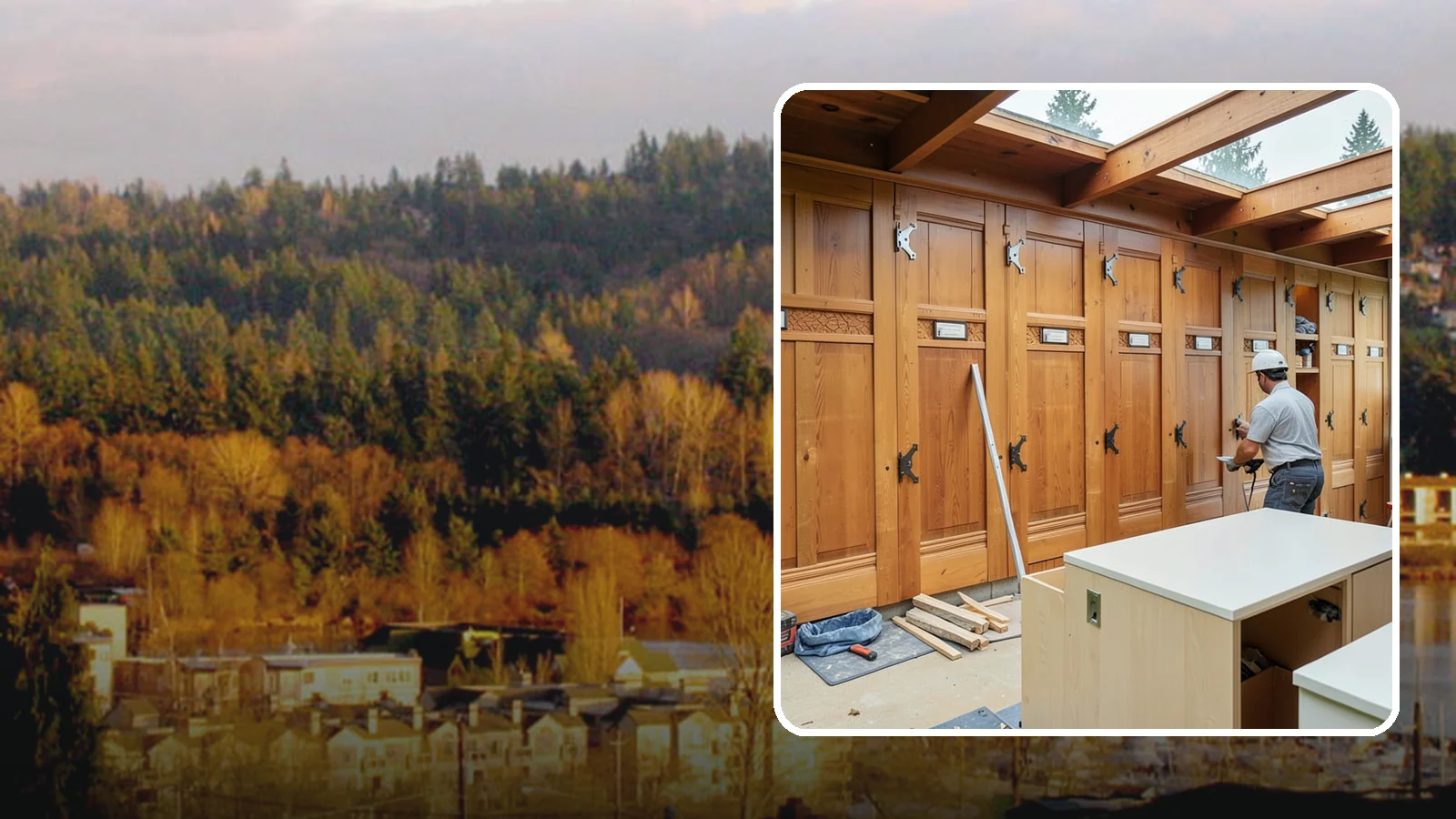 Semi-Custom Cabinet Installation in Kenmore, King County, WA - Installing semi-custom cabinets that balance personalized options with a more approachable budget and timeline.