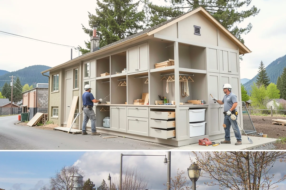 Semi-Custom Cabinet Installation in Marysville, Snohomish County, WA - Semi-custom cabinet installation is indoor work completed in any season.