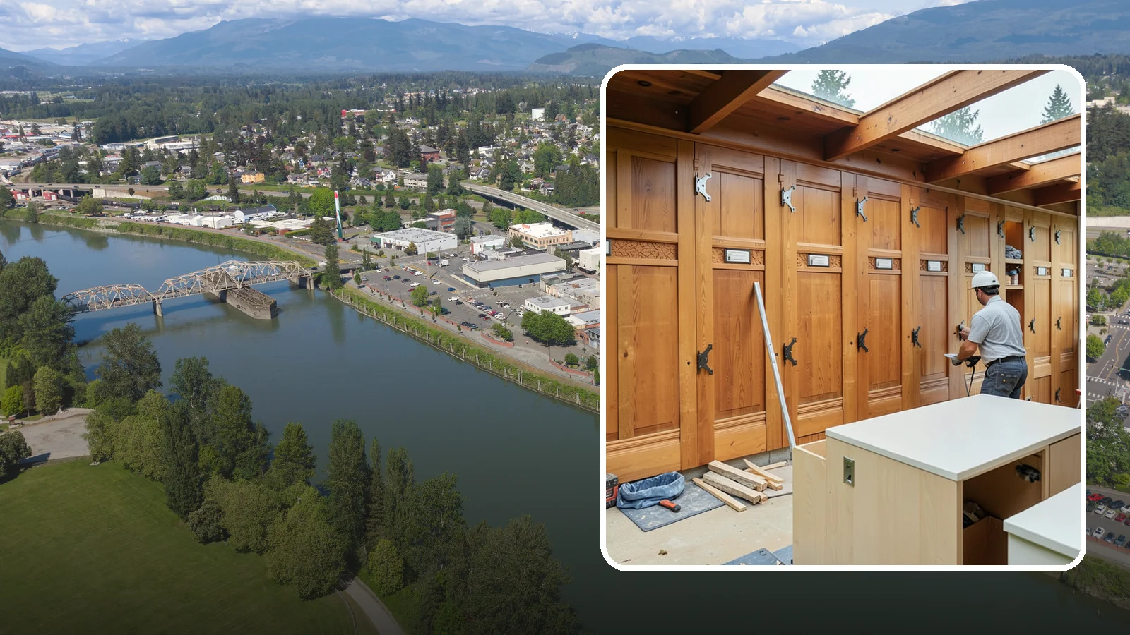 Semi-Custom Cabinet Installation in Mount Vernon, Skagit County, WA - Installing semi-custom cabinets that balance personalized options with a more approachable budget and timeline.