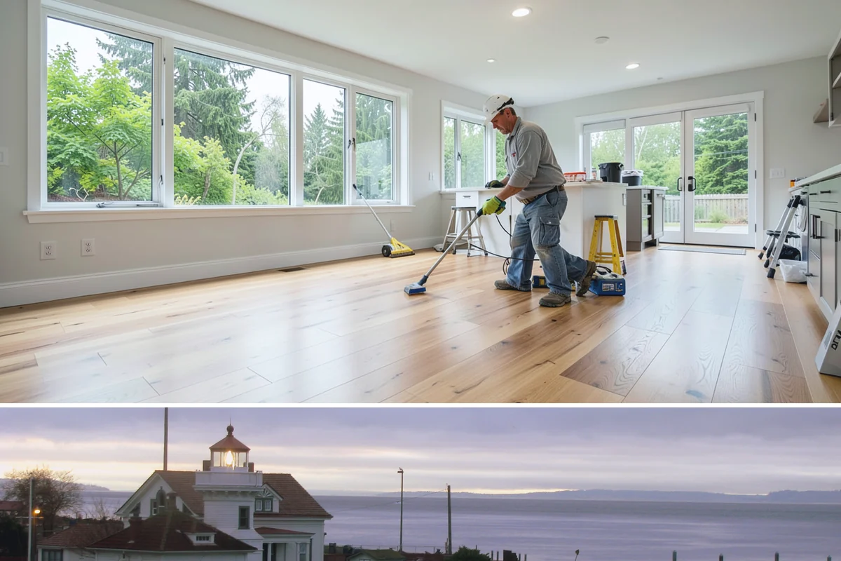Semi-Custom Cabinet Installation in Mukilteo, Snohomish County, WA - Semi-custom cabinet installation is indoor work completed in any season.