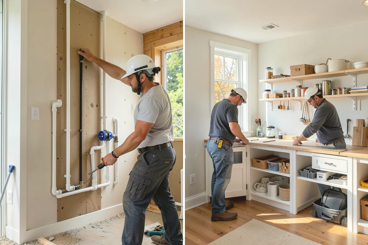 Semi-Custom Cabinet Installation in North Bend, King County, WA - Finalize layout, sizes, and finish selections