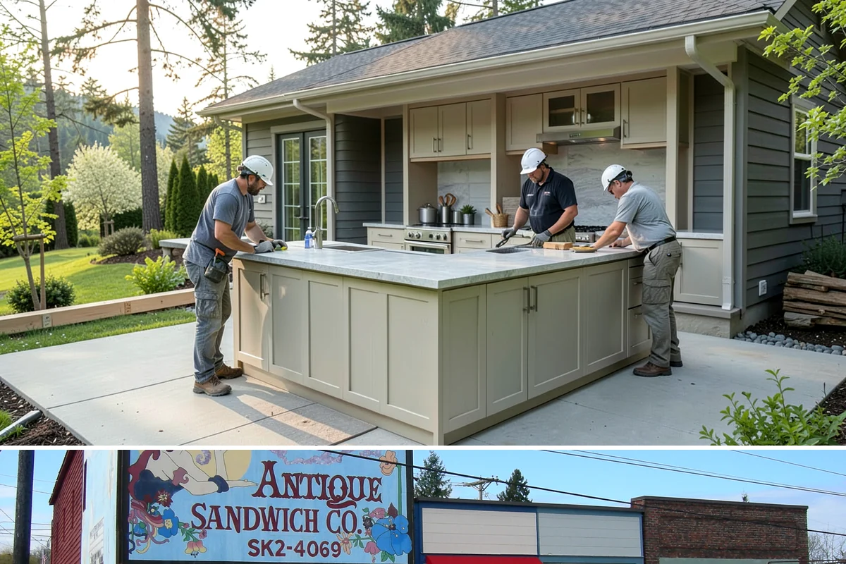 Semi-Custom Cabinet Installation in Ruston, Pierce County, WA - Semi-custom cabinet installation is indoor work completed in any season.