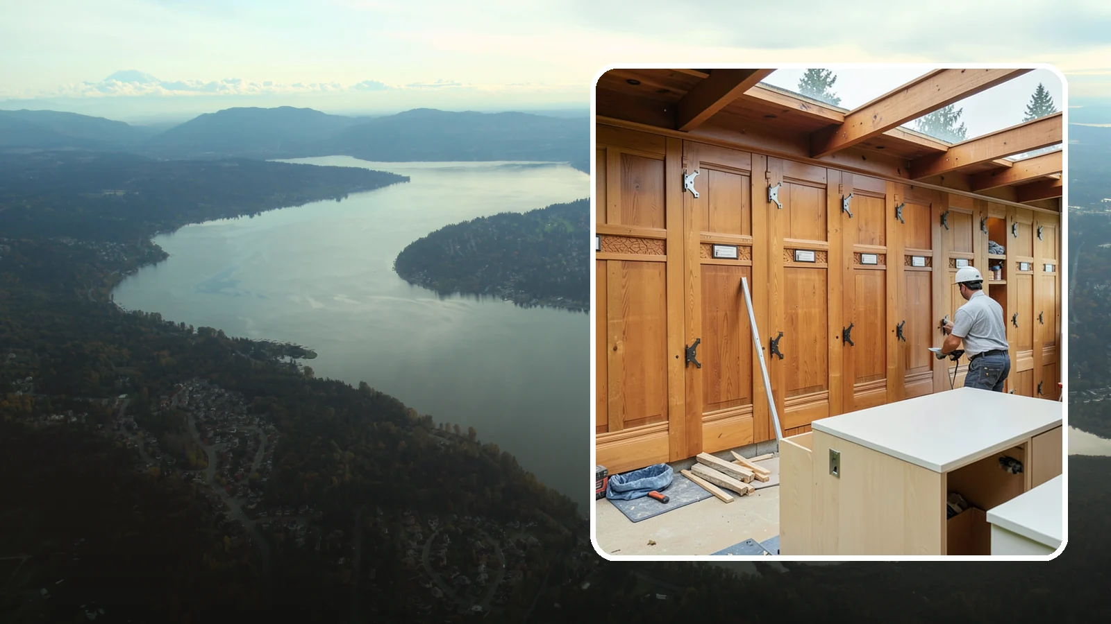 Semi-Custom Cabinet Installation in Sammamish, King County, WA - Installing semi-custom cabinets that balance personalized options with a more approachable budget and timeline.