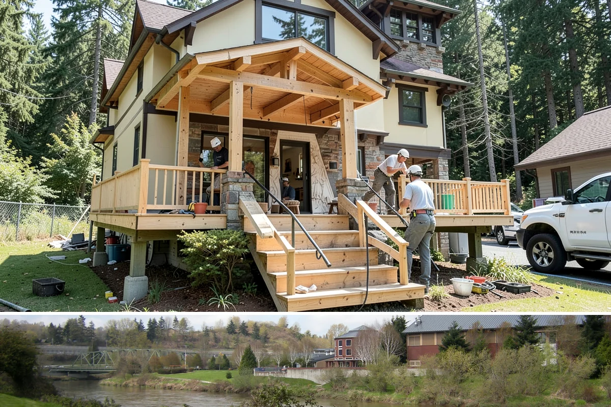 Semi-Custom Cabinet Installation in Tukwila, King County, WA - Semi-custom cabinet installation is indoor work completed in any season.