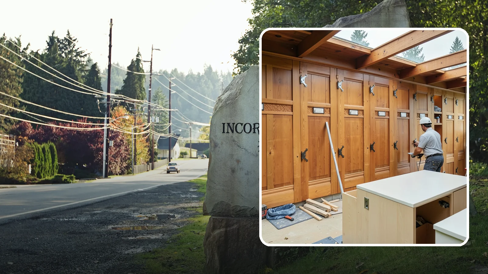 Semi-Custom Cabinet Installation in Wilkeson, Pierce County, WA - Installing semi-custom cabinets that balance personalized options with a more approachable budget and timeline.