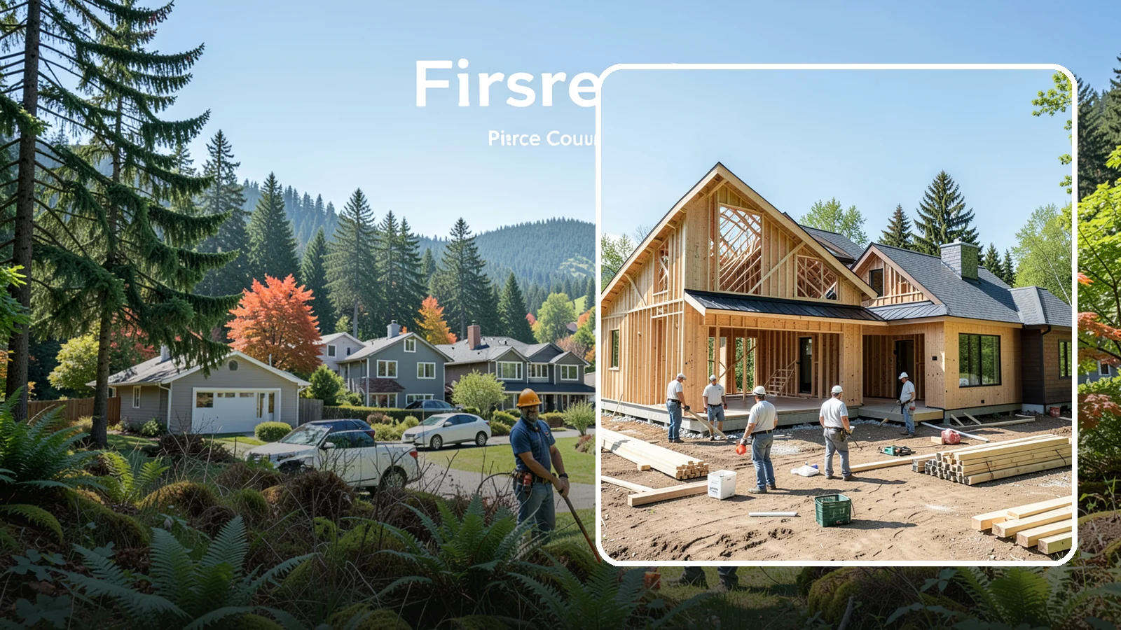 Semi-Custom Home Building in Fircrest, Pierce County, WA - A pre-designed floor plan you personalize with your own finishes, upgrades, and layout tweaks.