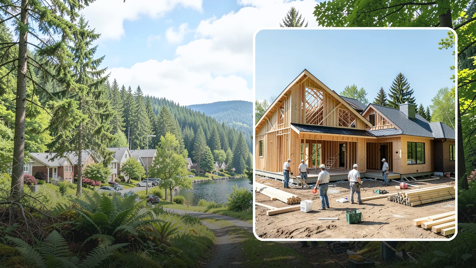 Semi-Custom Home Building in Lake Forest Park, King County, WA - A pre-designed floor plan you personalize with your own finishes, upgrades, and layout tweaks.