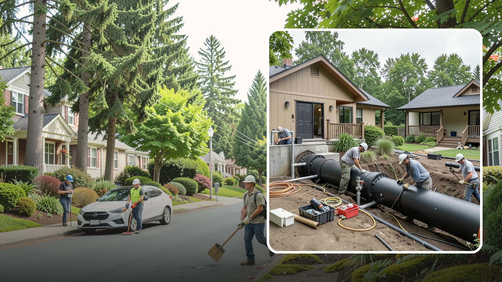 Sewer Line Installation in Beaux Arts Village, King County, WA - We install or replace the underground sewer line that carries wastewater from your home to the municipal main or septic system.