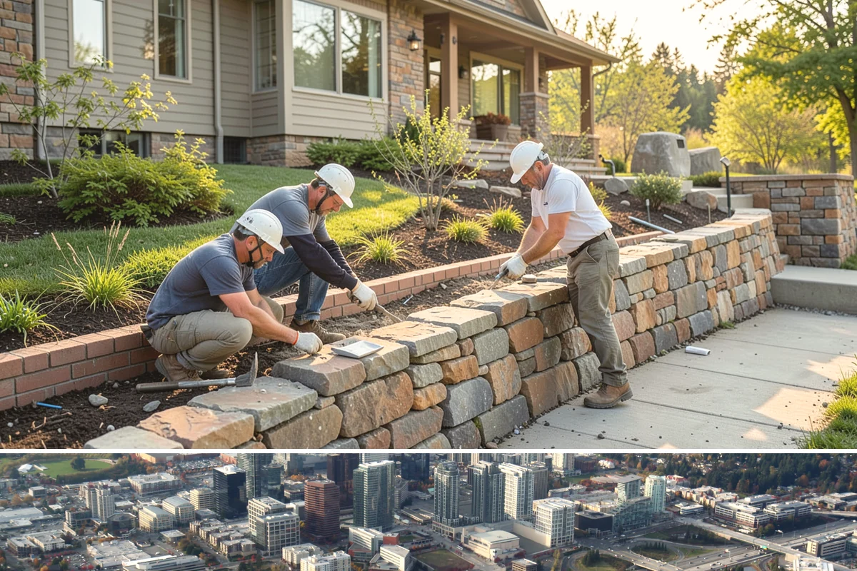 Sewer Line Installation in Bellevue, King County, WA - Excavation is cleaner and faster during the drier summer months when the ground is not saturated.
