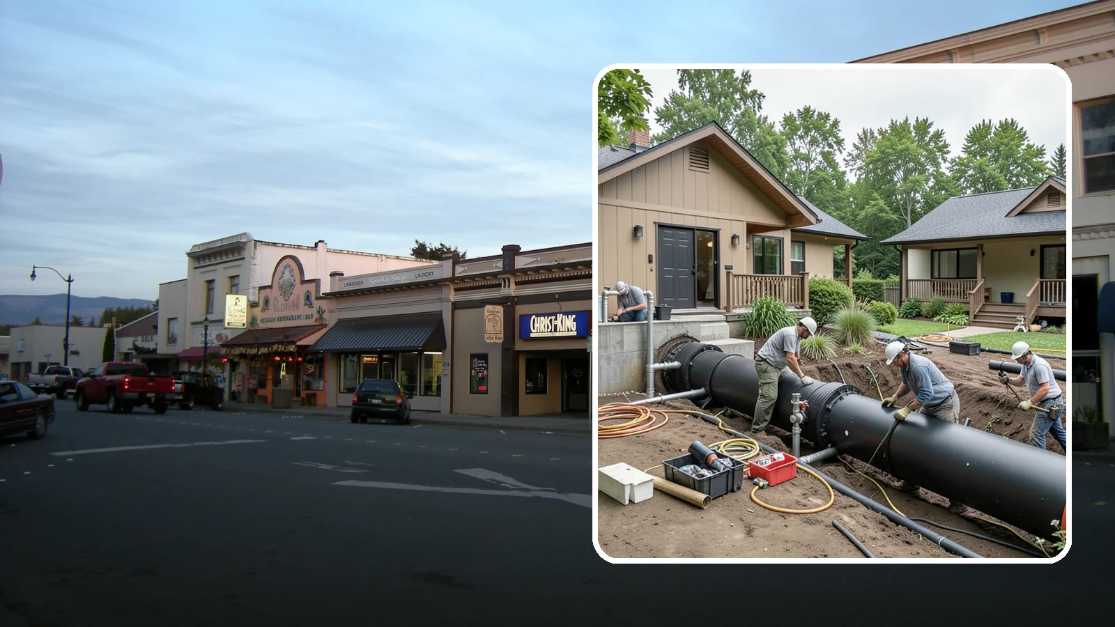 Sewer Line Installation in Burlington, Skagit County, WA - We install or replace the underground sewer line that carries wastewater from your home to the municipal main or septic system.