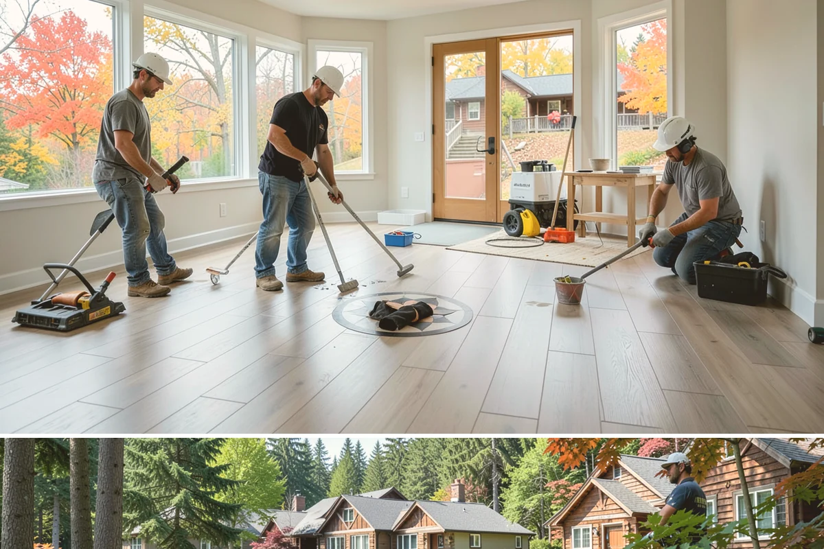 Sewer Line Installation in Edgewood, Pierce County, WA - Excavation is cleaner and faster during the drier summer months when the ground is not saturated.