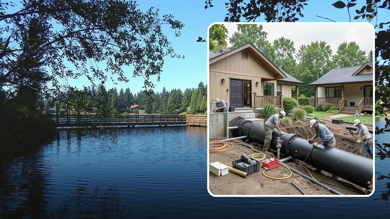 Sewer Line Installation in Federal Way, King County, WA - We install or replace the underground sewer line that carries wastewater from your home to the municipal main or septic system.