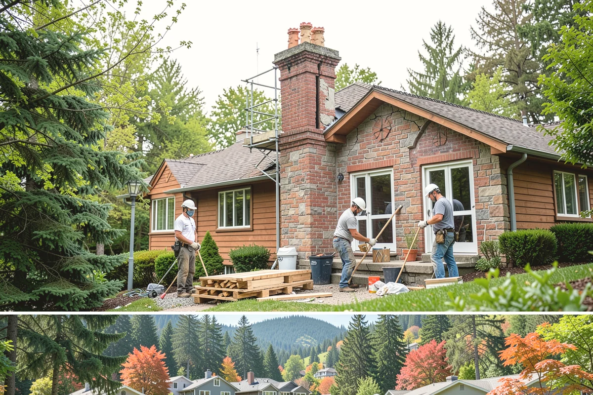 Sewer Line Installation in Fircrest, Pierce County, WA - Excavation is cleaner and faster during the drier summer months when the ground is not saturated.