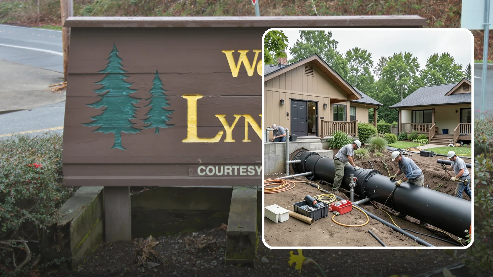 Sewer Line Installation in Lynnwood, Snohomish County, WA - We install or replace the underground sewer line that carries wastewater from your home to the municipal main or septic system.