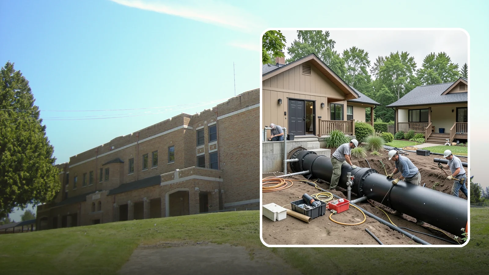 Sewer Line Installation in Maple Valley, King County, WA - We install or replace the underground sewer line that carries wastewater from your home to the municipal main or septic system.