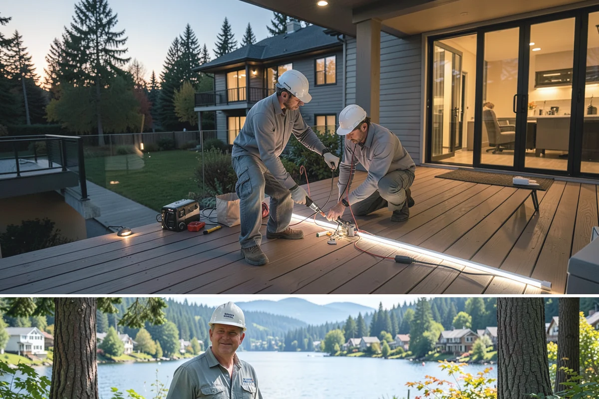 Sewer Line Installation in Milton, King County, WA - Excavation is cleaner and faster during the drier summer months when the ground is not saturated.