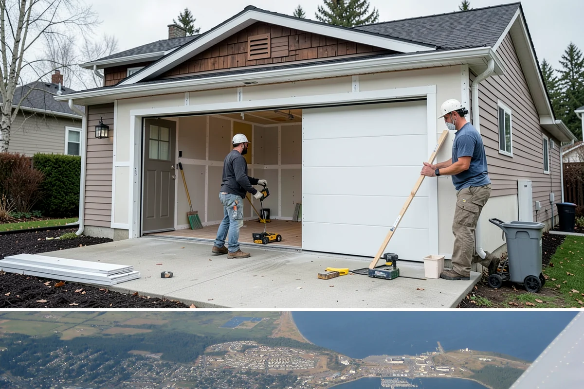 Sewer Line Installation in Oak Harbor, Island County, WA - Excavation is cleaner and faster during the drier summer months when the ground is not saturated.