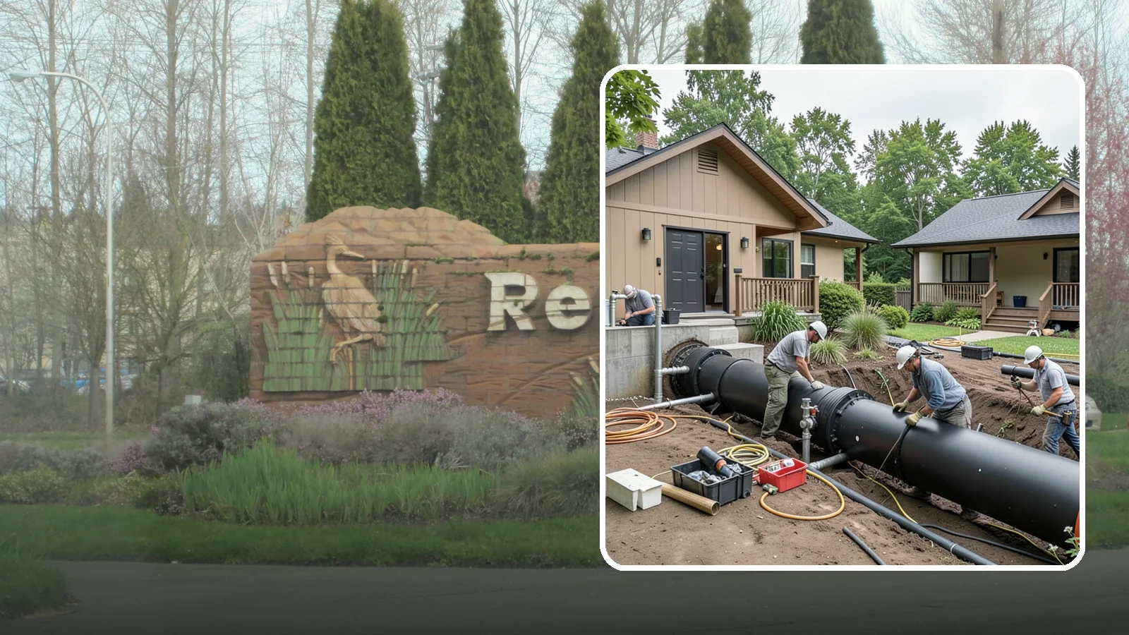 Sewer Line Installation in Renton, King County, WA - We install or replace the underground sewer line that carries wastewater from your home to the municipal main or septic system.
