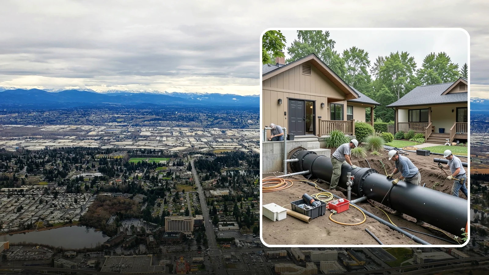Sewer Line Installation in SeaTac, King County, WA - We install or replace the underground sewer line that carries wastewater from your home to the municipal main or septic system.