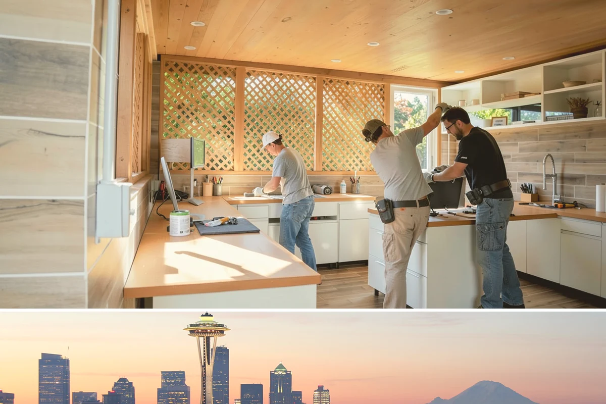 Sewer Line Installation in Seattle, King County, WA - Excavation is cleaner and faster during the drier summer months when the ground is not saturated.