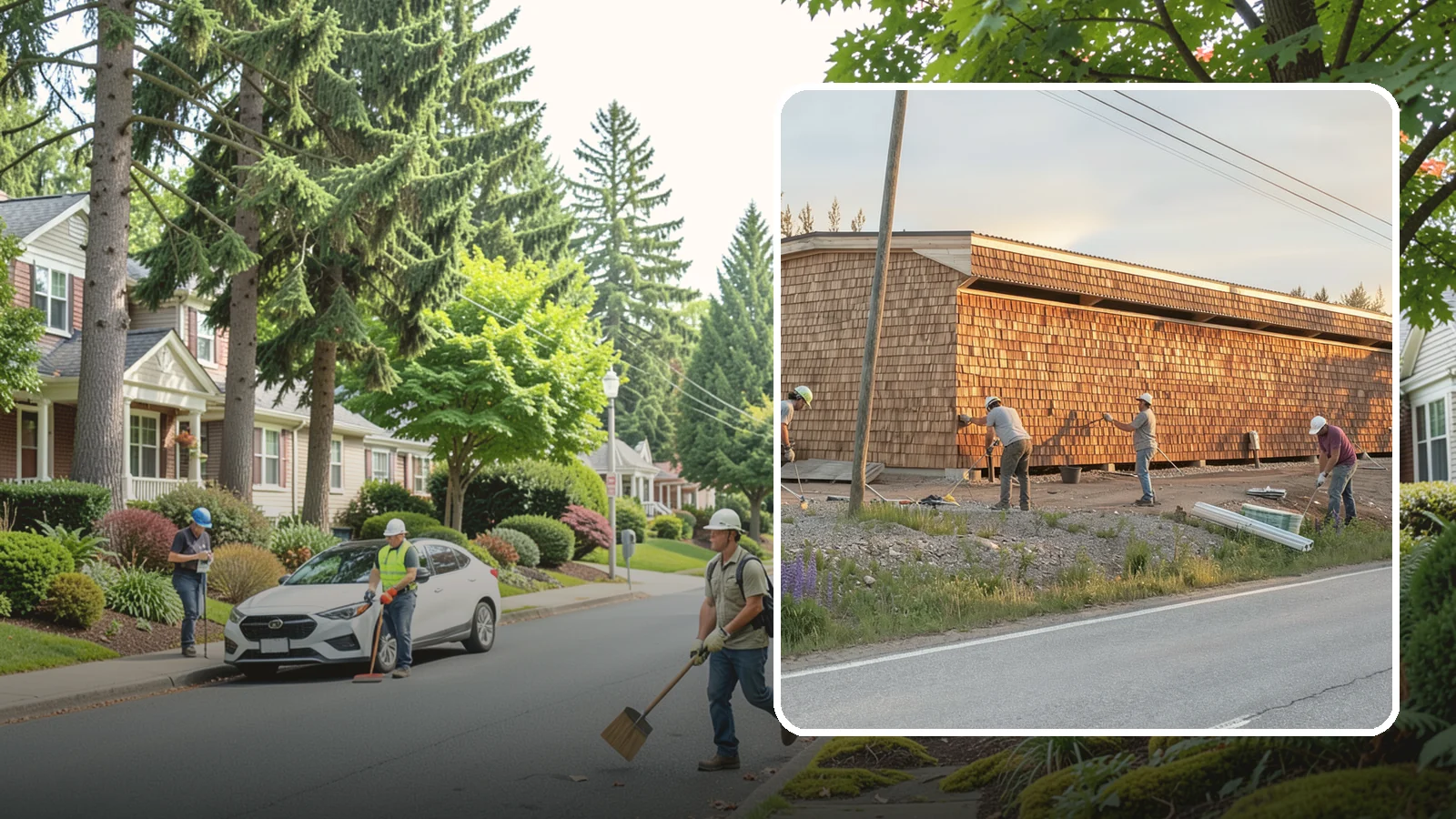 Shake Siding Installation in Beaux Arts Village, King County, WA - We install cedar and composite shake siding that adds rich, dimensional texture to Northwest homes.