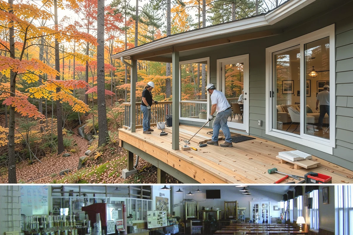 Shake Siding Installation in Black Diamond, King County, WA - Late spring through fall provides the dry conditions cedar shakes need to acclimate and take finish.