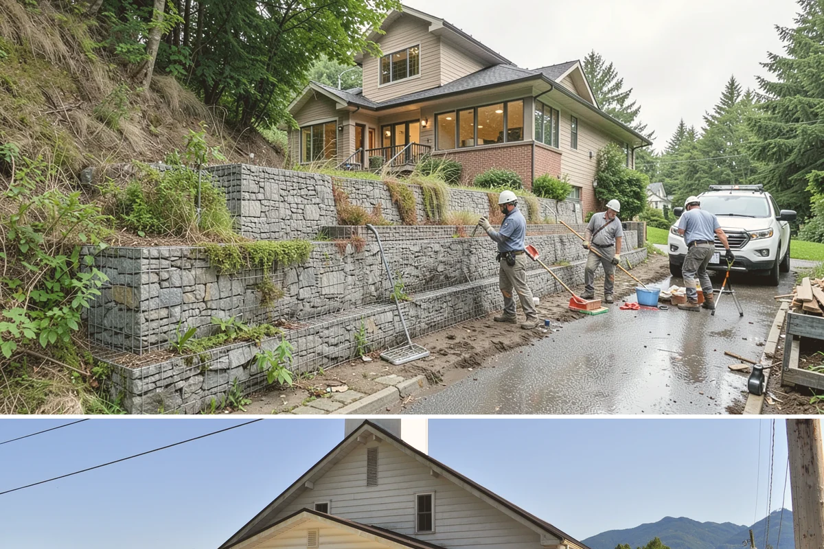 Shake Siding Installation in Concrete, Skagit County, WA - Late spring through fall provides the dry conditions cedar shakes need to acclimate and take finish.