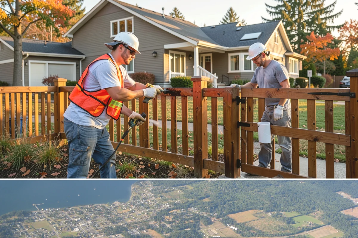 Shake Siding Installation in Coupeville, Island County, WA - Late spring through fall provides the dry conditions cedar shakes need to acclimate and take finish.