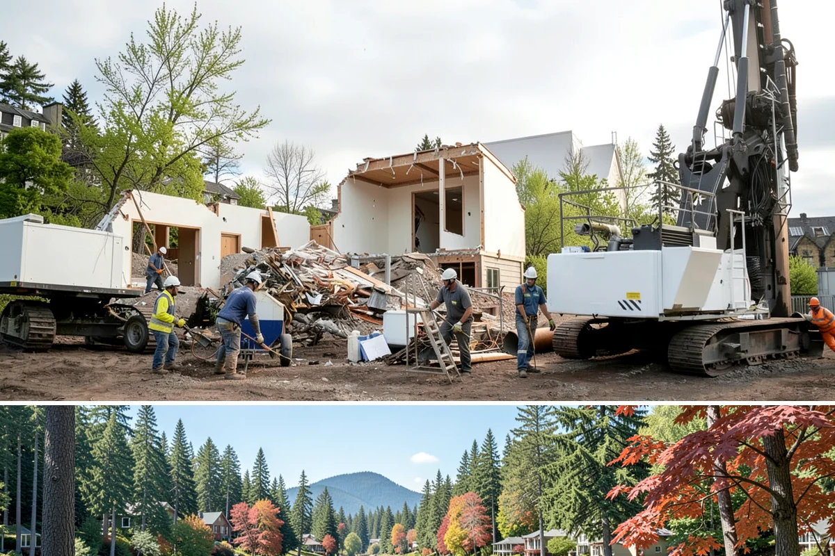 Shake Siding Installation in Covington, King County, WA - Late spring through fall provides the dry conditions cedar shakes need to acclimate and take finish.