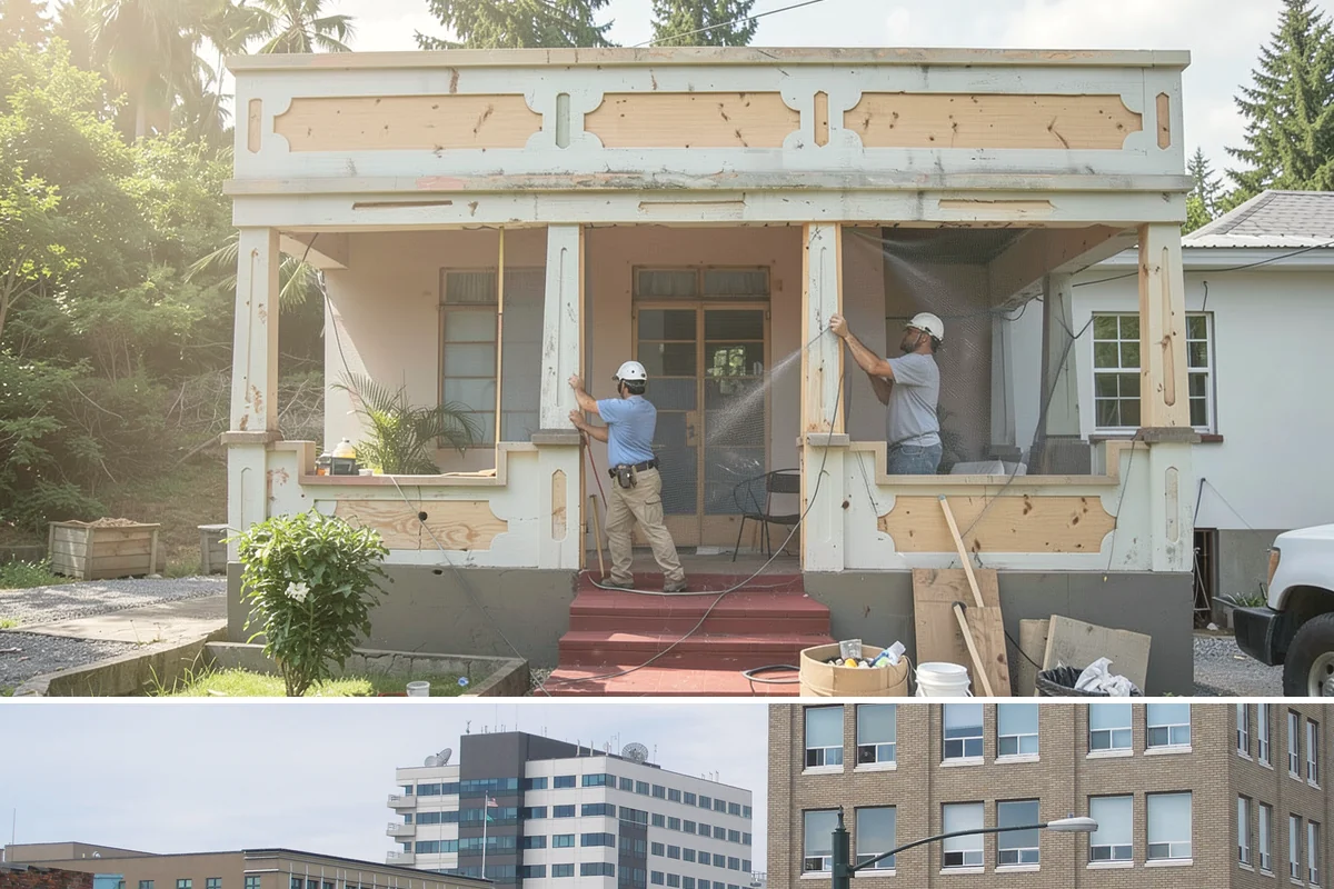 Shake Siding Installation in Everett, Snohomish County, WA - Late spring through fall provides the dry conditions cedar shakes need to acclimate and take finish.