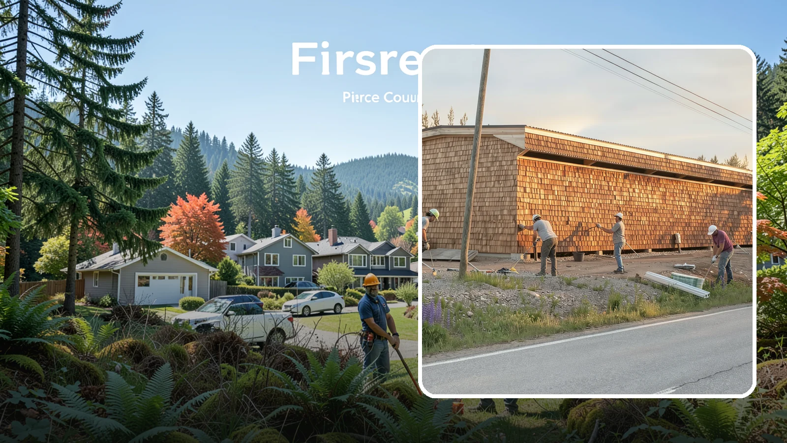 Shake Siding Installation in Fircrest, Pierce County, WA - We install cedar and composite shake siding that adds rich, dimensional texture to Northwest homes.