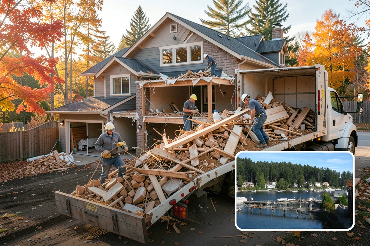 Shake Siding Installation in Gig Harbor, Pierce County, WA - Rich, dimensional texture and shadow lines