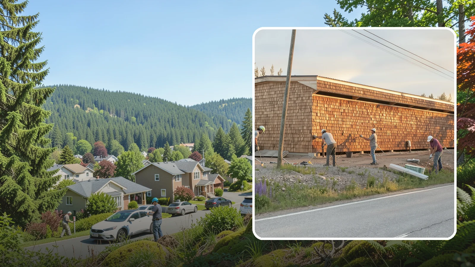 Shake Siding Installation in Index, Snohomish County, WA - We install cedar and composite shake siding that adds rich, dimensional texture to Northwest homes.