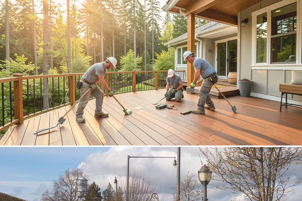 Shake Siding Installation in Marysville, Snohomish County, WA - Late spring through fall provides the dry conditions cedar shakes need to acclimate and take finish.