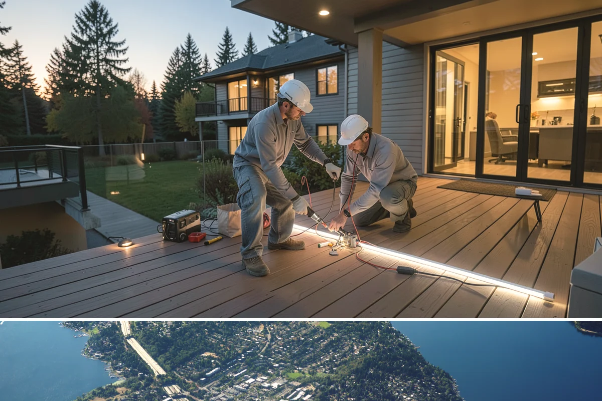 Shake Siding Installation in Mercer Island, King County, WA - Late spring through fall provides the dry conditions cedar shakes need to acclimate and take finish.