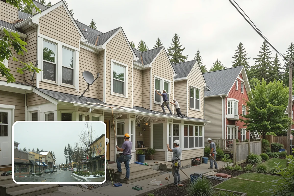 Shake Siding Installation in Mill Creek, Snohomish County, WA - Rich, dimensional texture and shadow lines