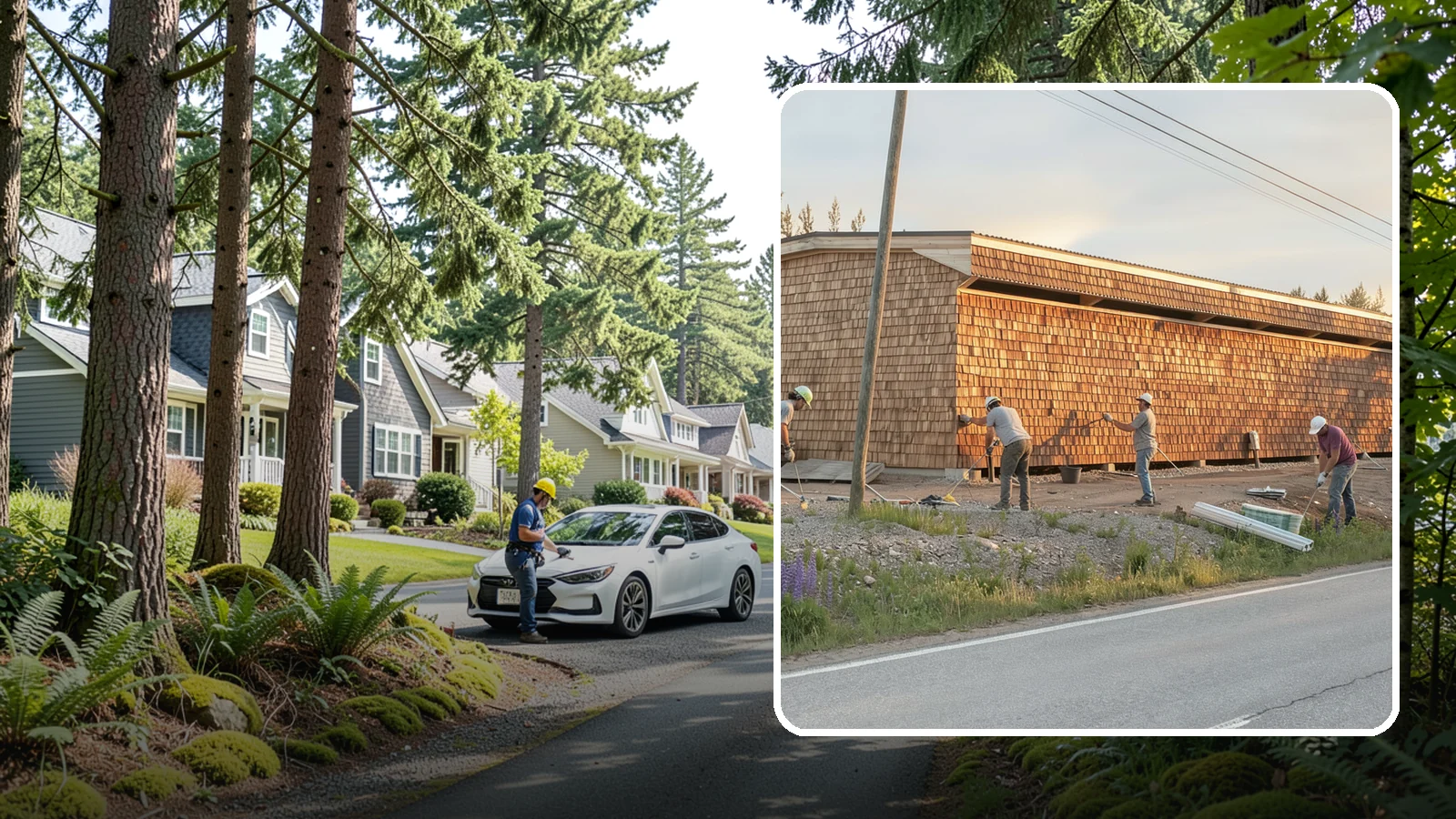 Shake Siding Installation in Normandy Park, King County, WA - We install cedar and composite shake siding that adds rich, dimensional texture to Northwest homes.