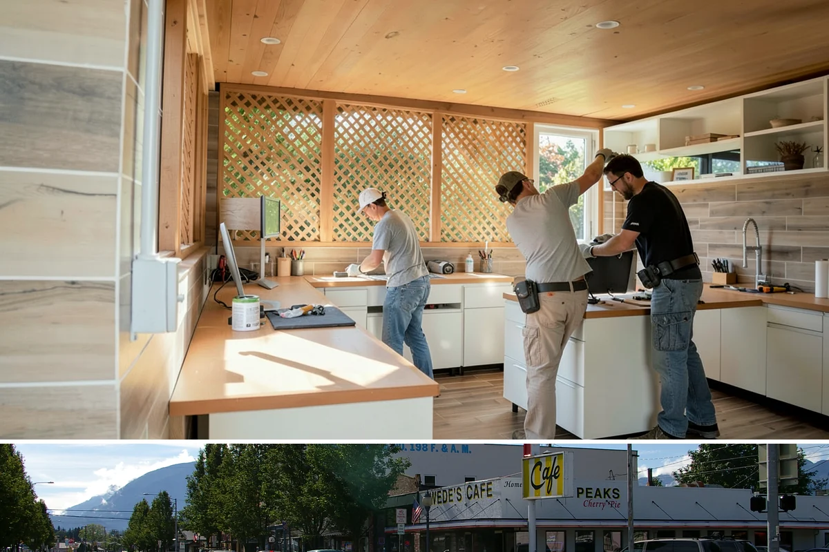 Shake Siding Installation in North Bend, King County, WA - Late spring through fall provides the dry conditions cedar shakes need to acclimate and take finish.