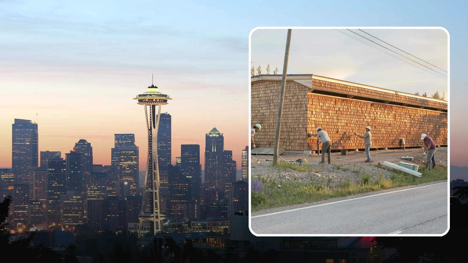 Shake Siding Installation in Seattle, King County, WA - We install cedar and composite shake siding that adds rich, dimensional texture to Northwest homes.
