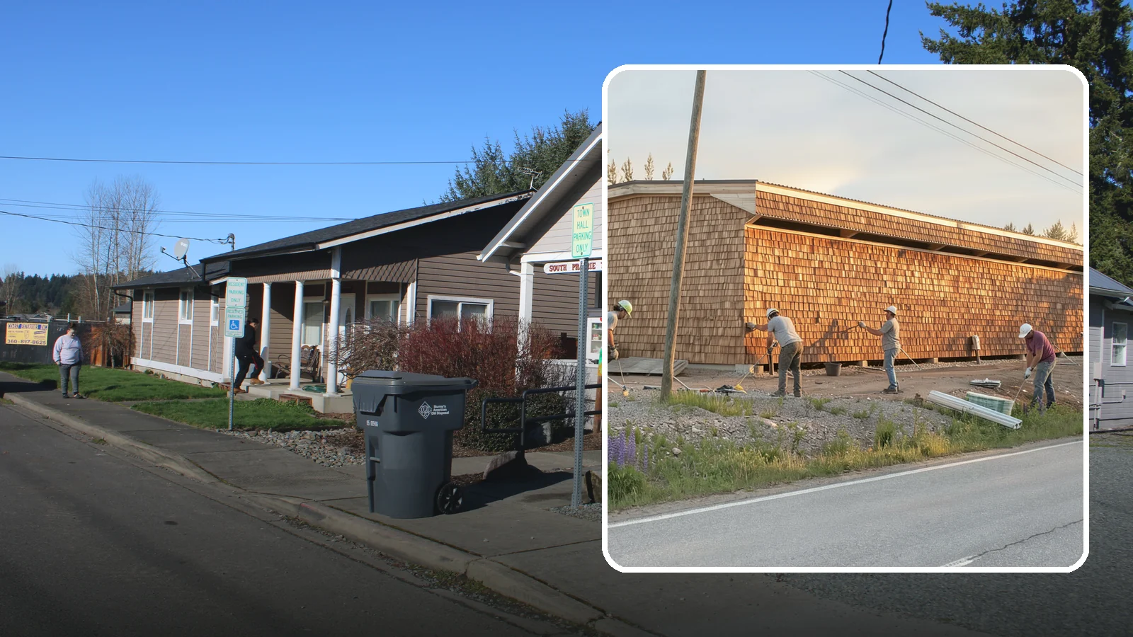 Shake Siding Installation in South Prairie, Pierce County, WA - We install cedar and composite shake siding that adds rich, dimensional texture to Northwest homes.
