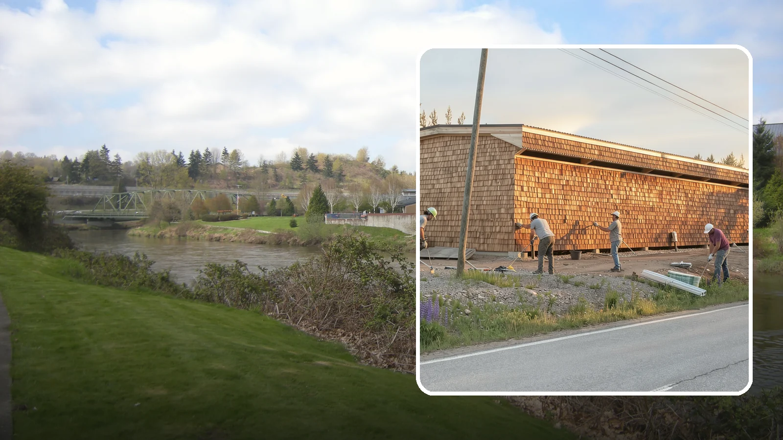 Shake Siding Installation in Tukwila, King County, WA - We install cedar and composite shake siding that adds rich, dimensional texture to Northwest homes.