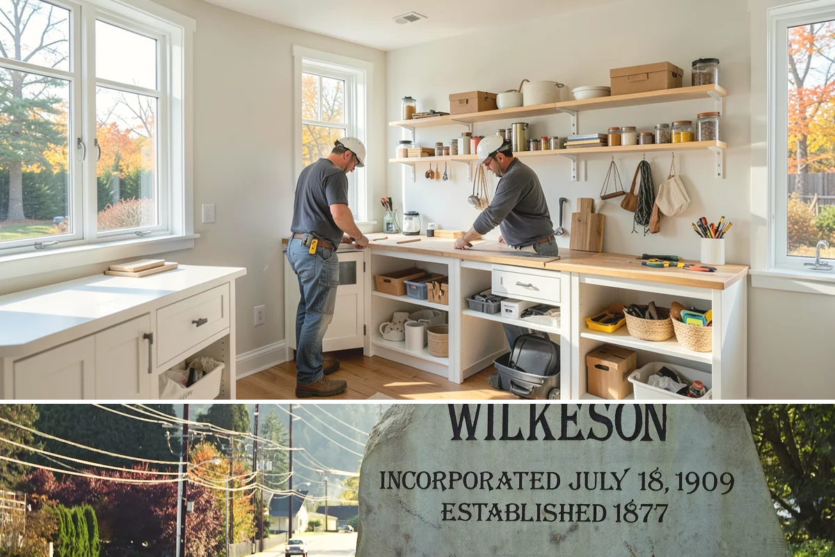 Shake Siding Installation in Wilkeson, Pierce County, WA - Late spring through fall provides the dry conditions cedar shakes need to acclimate and take finish.
