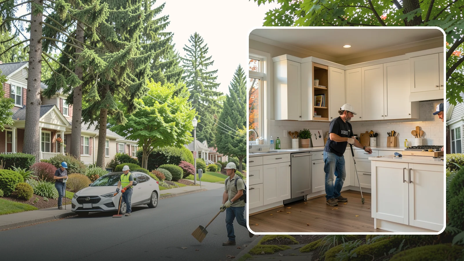 Shaker Cabinet Installation in Beaux Arts Village, King County, WA - Installing timeless shaker-style cabinets whose clean, framed doors suit both classic and modern PNW homes.