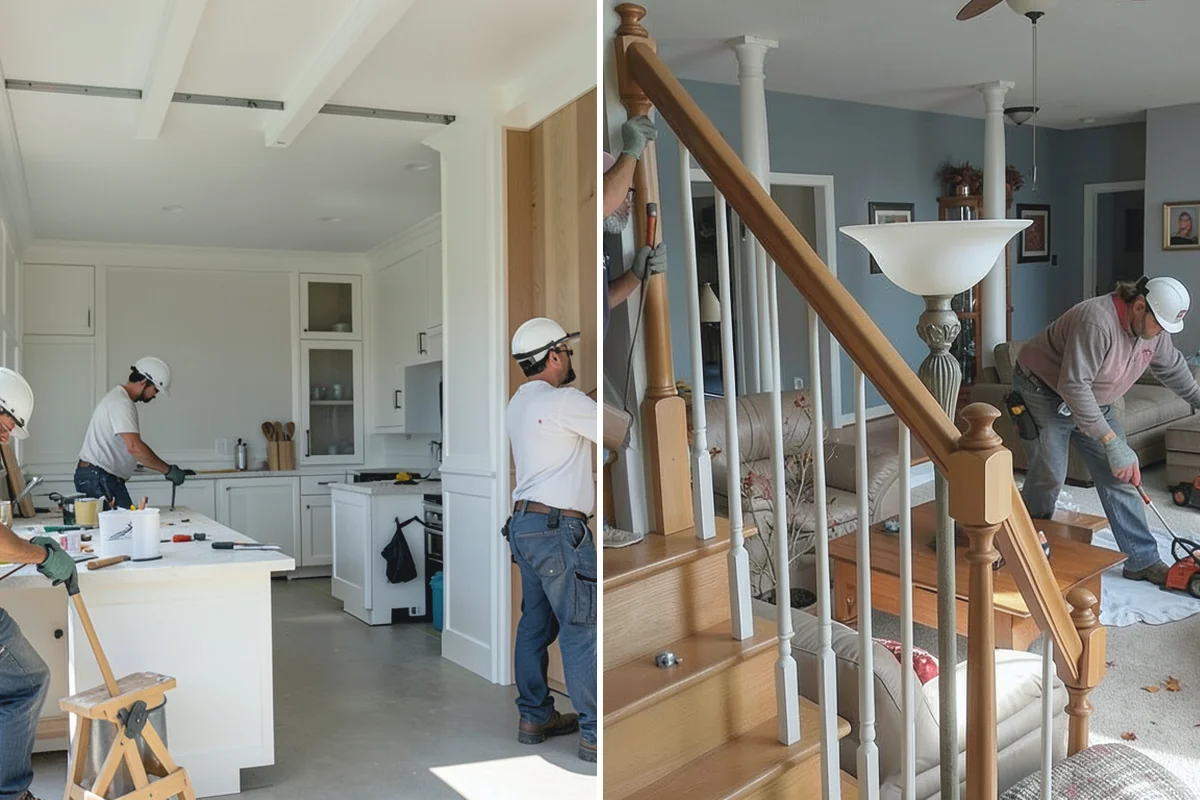 Shaker Cabinet Installation in Beaux Arts Village, King County, WA - Confirm layout and mark level reference lines