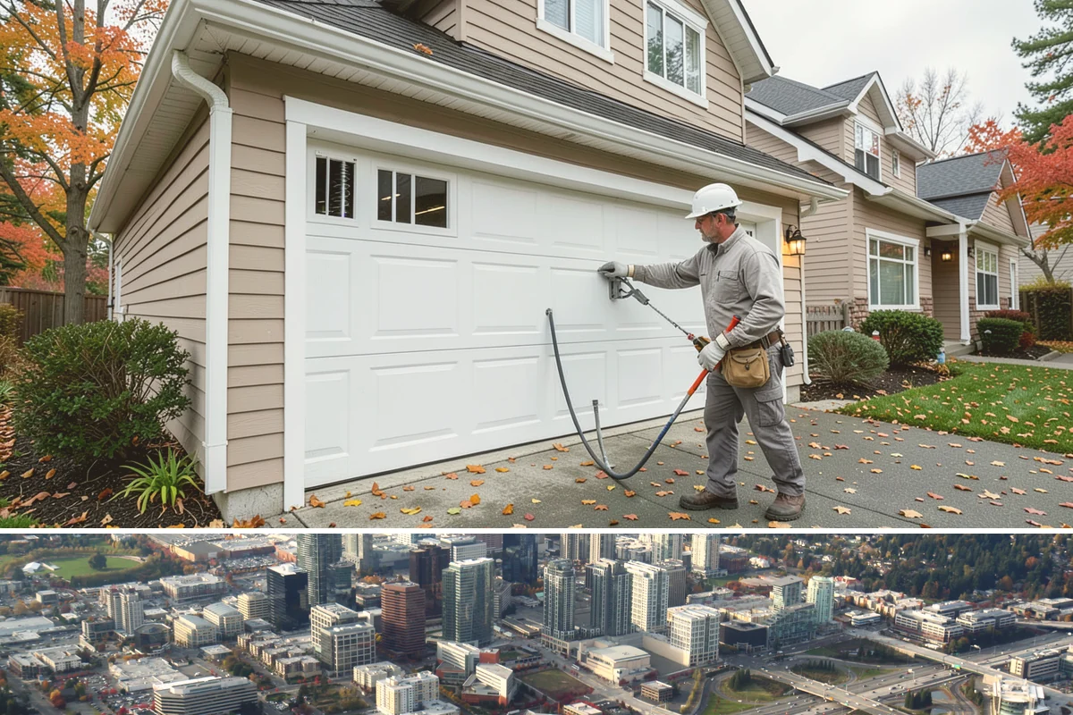 Shaker Cabinet Installation in Bellevue, King County, WA - Shaker cabinet installation is indoor work completed in any season alongside your remodel.