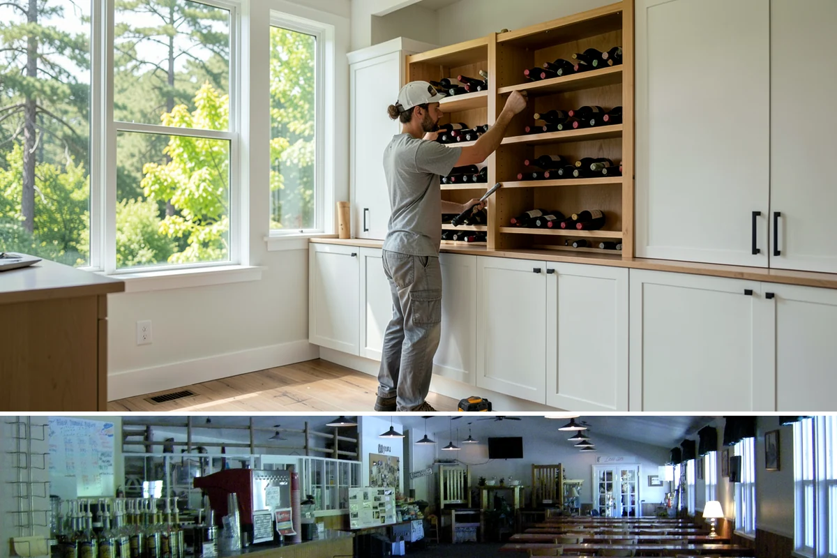 Shaker Cabinet Installation in Black Diamond, King County, WA - Shaker cabinet installation is indoor work completed in any season alongside your remodel.